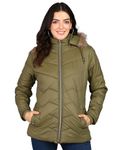 ELLIPSE Fashion Ladies winter jacket for women with hoodie jacket for women winter wear Full Sleeves Womens Jackets Long Coat Hoodded Jackets for Girls