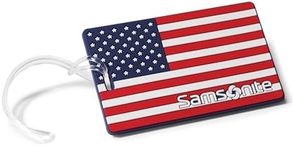 Samsonite Designer Luggage Id Tags-True Love (Pair), American Flag, One Size, Designer Luggage Id Tag