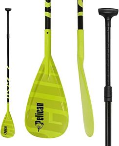 Pelican Boats - Vate Fiberglass SUP Paddle (Stand Up Paddle Board) - PS1145 – Adjustable & Lightweight – Premium Quality Material