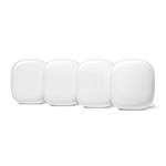 Google Nest WiFi Pro- Wi-Fi 6E, Reliable Home Wi-Fi System with Fast Speed and Whole Home Coverage-Mesh Wi-Fi Router 4 Pack-Snow