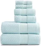 NY Loft 100% Cotton Towel Set 6 Pie