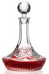 KANARS Wine Decanter with Stopper, No-Lead Crystal Wine Decanter for Red Wine, Whisky, Bourbon, Gift Idea for Holidays, Retirement, Birthdays, Weddings, Anniversaries, Stylish Gift Box,1250 ml