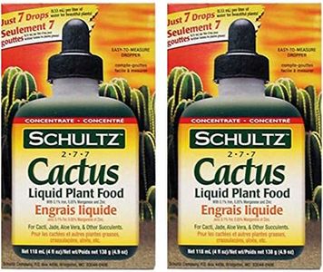 Schultz Indoor Cactus Succulent Liquid Food 4 fl.oz 2 Pack Combo