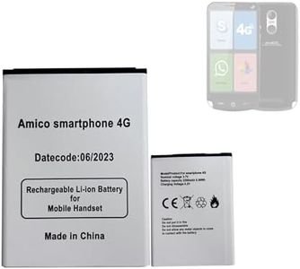 HIGHAKKU Batteria di ricambio compatibile con BRONDI Amico Smartphone 4G (NO 3G)