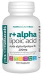 Prairie Naturals R(+) Alpha Lipoic Acid 200mg (R+ ALA) provides antioxidants for the maintenance of good health - 60 Vegan Capsules