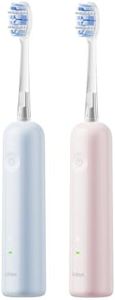 Laifen Wave Pro Toothbrushes Bundle, Smart Sensor & 70-Day Battery, 4 Brush Heads, Blue & Pink ABS