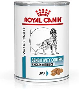ROYAL CANIN VETERINARY SENSITIVITY CONTROL - CHICKEN WITH RICE | 12 x 410 g | Diät-Alleinfuttermittel für Hunde | Zur Unterstützung der Verdauung und bei Futtermittelallergien