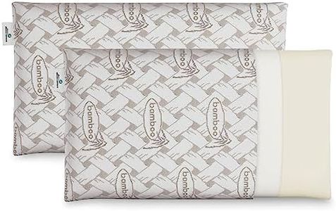 ZZ DON DESCANSO Almohadas Bambú Visco Pack 2 Chloe con Doble Funda, 70cm, Transpirables, Antiácaros, Termoregulables, Firmeza Media, Ergonómicas, Adaptabilidad, Tejido Strech. Fabricadas en España
