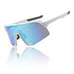 Cycling Sunglasses for Men and Women, UV400 Sport Sunglasses Windproof Goggles for Cycling, Driving, Climbing, Golf (B)