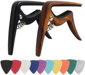 Ukulele Capo 2Pack with 10 felt picks for Soprano, Concert, Tenor, Baritone Ukulele