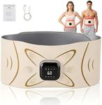 EMS Abdominal Toning Belt,Rechargeable EMS Muscle Stimulator with 7 Smart Modes and 20 Intensities,Heated Abdominal Trainer for Men and Women,Adjustable Full Body Nmes Machine for Abs,Core,Arms,Legs