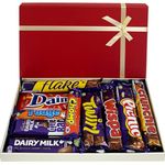 Cadburys Chocolate Hamper Box with Dairy Milk, Twirl, Wispa,Flake Perfect for Last Minute Birthday Gifts and Special Occasions