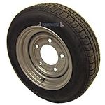 AB Tools 12" Wheel & Tyre for Ifor Williams 3500kg Box Van Trailer 155/70 R12