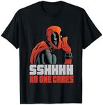 Marvel Deadpool SSHHHH No One Cares Whisper T-Shirt