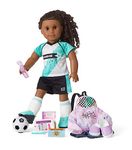 American Girl Truly Me 18-inch Doll 67 & School Day to Soccer Play Playset with Supplies, Uniform, and Ball, for Ages 6+