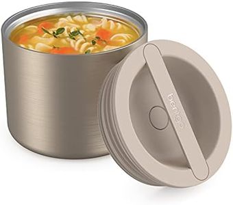 Bentgo® Stainless Insulated Food Container - Triple Layer Insulation, Leak-Proof Lid, Wide Mouth Design - Sustainable 2.4 Cup Capacity, Food-Grade Materials, Ideal for Cool or Warm Food (Gold)