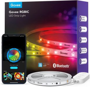 Govee 10m RGBIC LED Strip Lights – Color Changing, Smart App Control