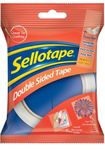 Sellotape Double Sided Tape, Strong Double Sided Tape for Everyday Use, Mounting, Arts & Crafts, Easy to Use Double Sided Sticky Tape with Solid Grip & Easy Peel, 12mmx33m