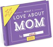 Knock Knock What I Love about Mom Fill in the Love Book Fill-in-the-Blank Gift Journal, 4.5 x 3.25-inches