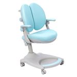 Fosheni Kids' Ergonomic Chair with Adjustable Height and Seat Depth, Computer Chairs with Armrest and Footrest for Boys Girls, Blue