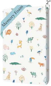 Cotton 38x24 Baby Mattresses-Pack and Play Mattress,Pack N Play Mattresses,Playpen Mattress for Pack N Play Use Excluded-Thick Firm Washable Hypoallergenic Breathable Soft Memory Foam Portable