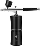 COSLUXE Air brush Set, Professional Facial Makeup Airbrush Gun Kit, USB Rechargeable Air Brush Pen for Makeup Skin SPA Art Nail Painting Tattoo Manicure Cakes DIY, with 3 Capacity Cups