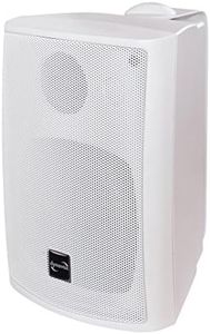 Dynavox PB402 HiFi Box with Wall Mount - Compact 3 Way Speaker - White