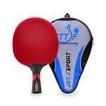 JOYJ Professional Table Tennis Paddle with Case, ITTF Approved Ping Pong Racket, Perfect for Intermediate