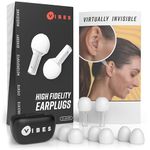 Vibes Acoustic Filter Ear Plugs - High Fidelity Decibel Reducing EarPlugs for Music Concert Festivals- Hearing Protection for Tinnitus & Autism Sensory Processing Disorders - (As Seen on Shark Tank)