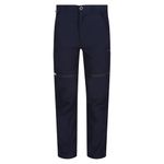 Regatta Boys Kids' Highton Stretch Zip Off Walking Trousers Hiking Pants, Navy, 11-12 Years EU