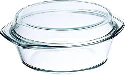 Simax Casserole Dish with Lid, 2.5 