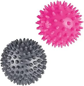 2 Palline a Riccio,7cmPalla Massaggio ​Piedi.Palla massaggiante gli sport per alleviare lo stress Perfette per Recupero Muscolare, Schiena, Gambe, Piedi, Mani