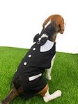 DOG-O-BOW Black Tuxedo Wrap (X-Large)