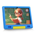 FYMLCPFY Kids Tablet,Tablet for Kids 10 inch Android 13 Quad-Core Toddler Tablet,Parental Control, 6(2+4) GB RAM+64GB ROM+128GB SD Expansion,5000 mAh,1280 * 800 HD display,WiFi,Bluetooth (Blue)