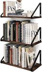 BAMEOS Floating Shelves Rustic Wood