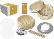 BELLA COOKS Bamboo Steamer for Cook