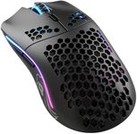 Glorious Gaming Model O Wireless Gaming Mouse - Superlight, 69g Honeycomb Design, RGB, Ambidextrous, Lag Free 2.4GHz Wireless, Up To 71 Hours Battery - Matte Black