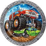 Monster Truck Paper Plates