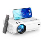 XuanPad Mini Projector, 2024 Upgraded 15000L WiFi Bluetooth Projector, Portable Projector HD 1080P Supported, Home Theater Video Projector Compatible with TV Stick/HDMI/USB/AV/Laptop/iPhone/Android