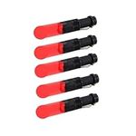 Red LED Flashlight Zoomable, Waterproof, 3-Light Mode, Adjustable Focus, Suitable for Camping, Hunting, Hiking, Night Vision, Night Fishing（5 Pack）