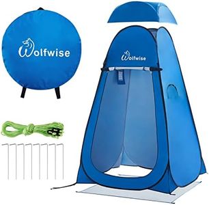 WolfWise Pop Up Privacy Shower Tent Portable Outdoor Sun Shelter Camp Toilet Changing Dressing Room