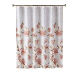 SKL Home Saturday Knight Misty Floral Shower Curtain, Pink/Multi