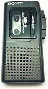 Sony M-405 Pressman microcassette recorder