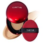 [*Mini Size*] TIRTIR Mask Fit Red Cushion Foundation | Full coverage, Weightless, Skin fit, Satin Glow Finish, Korean Makeup, beauty, Tattoo cover up, Buildable (#33N Macchiato, 4.5g)