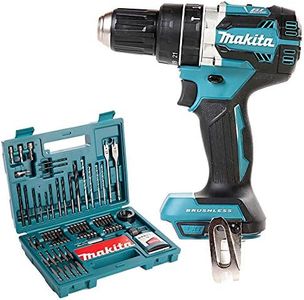 Makita DHP484 18v Brushless Combi Drill with B-53811 100Pcs Drill & Screwdriver Set