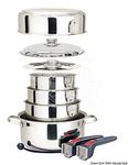 Magma Europe Stackable pots/pans ceramic inside