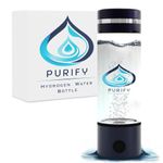 PURIFY™ - Hydrogen Water Bottle, 330ml Hydrogen Water Generator, Hydrogen Water Machine with Platinum SPE/PEM Electrolysis Technology, Hydrogen Water Bottle UK