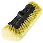 DocaPole Soft Bristle Car Wash and Scrub Brush Extension Pole Attachment (10") for Deck, Truck, Boat, RV, House Siding, Safe with Water (Long Handle Pole, Not Included)