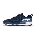 Li-Ning Ultra Fly II Non-Marking Badminton Shoe (Navy/White, 2 UK)