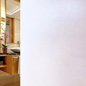 DUOFIRE Pellicola Vetri Pellicola Privacy per Vetri Pellicola Decorativa per Finestre Pellicola Anti-UV (90cm X 300cm, DS001W)